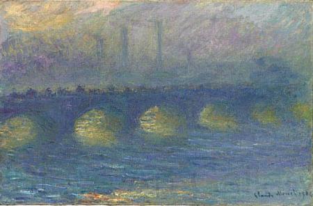 Claude Monet Waterloo Bridge Spain oil painting art